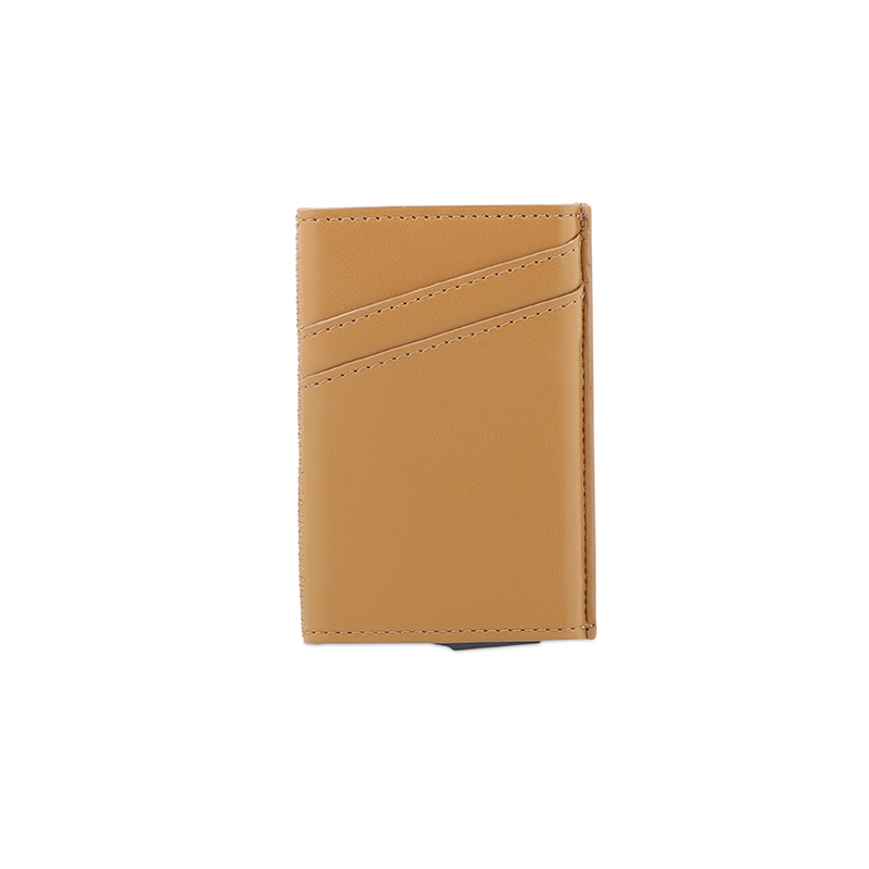TROMSI - PU Card Holder with Air Tag - Tan