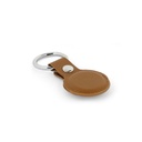 LEEVI - Santhome® PU Keychain with Santhome Tag pocket - Tan