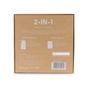 RUVO - CHANGE ZERO 2-in-1 Modular Hydration Gift Set - White