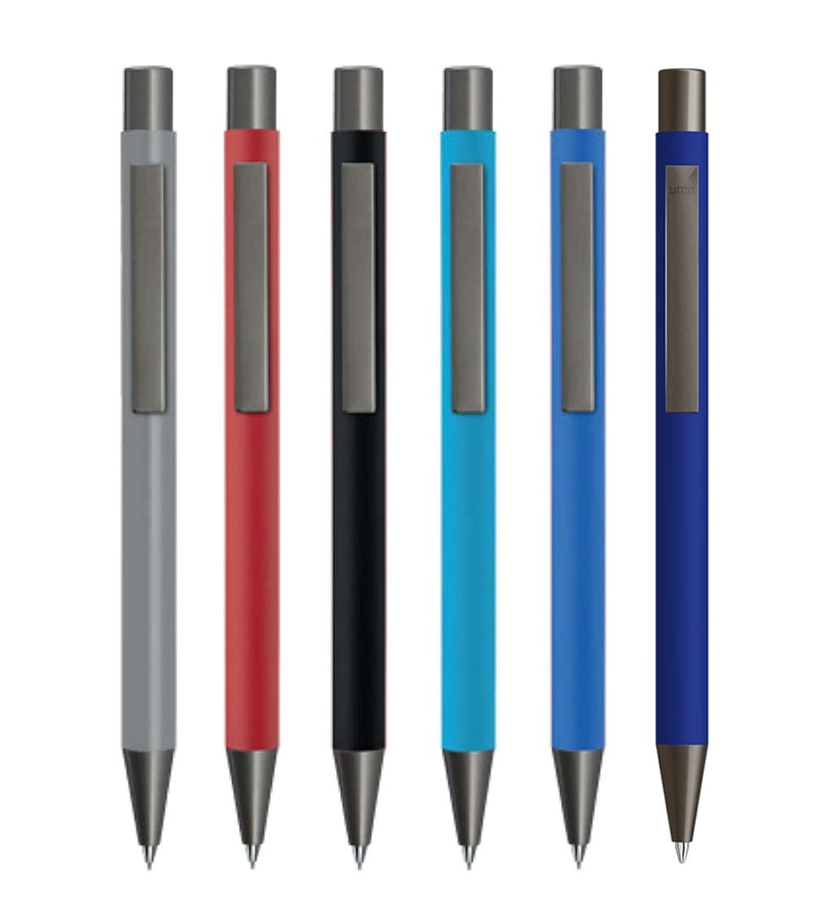 UMA Straight Metal Pen - Medium Blue
