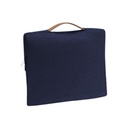 SALCEA - Santhome® 15" Laptop Sleeve - Navy Blue/Tan