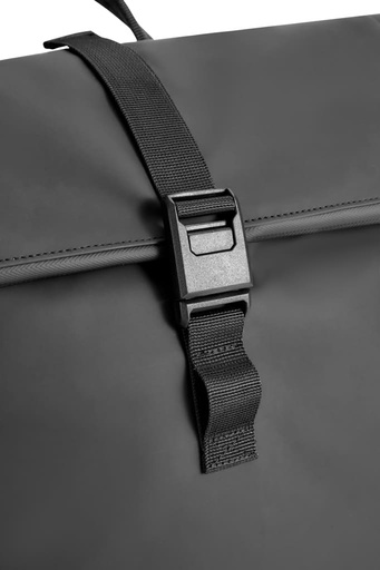  Urban Water Resistant Flap-top Backpack - Black