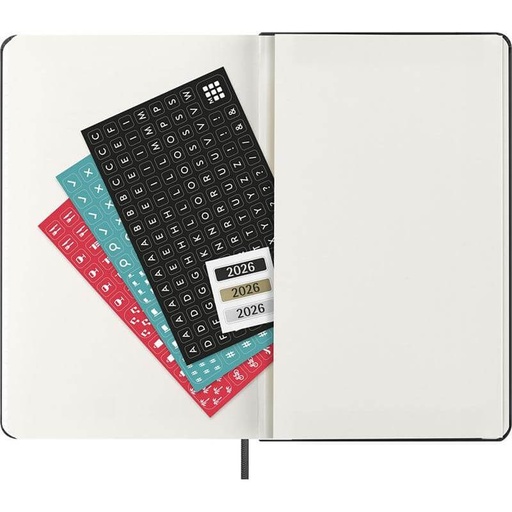 Moleskine 2026 Daily 12M Planner - Hard Cover - Large