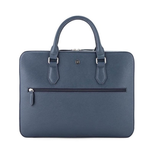 Cross Luxury Leather Briefcase - Navy Blue	