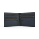 CROSS Saffiano Leather 8CC Slim Bifold Wallet - Navy Blue