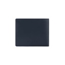 CROSS Soft Grain Leather Two-Tone 8CC Bifold Wallet - Blue/Mocha