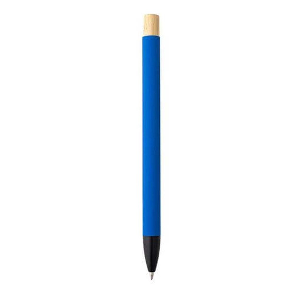 BOLT - Aluminium Push Action Ballpen - Medium Blue 