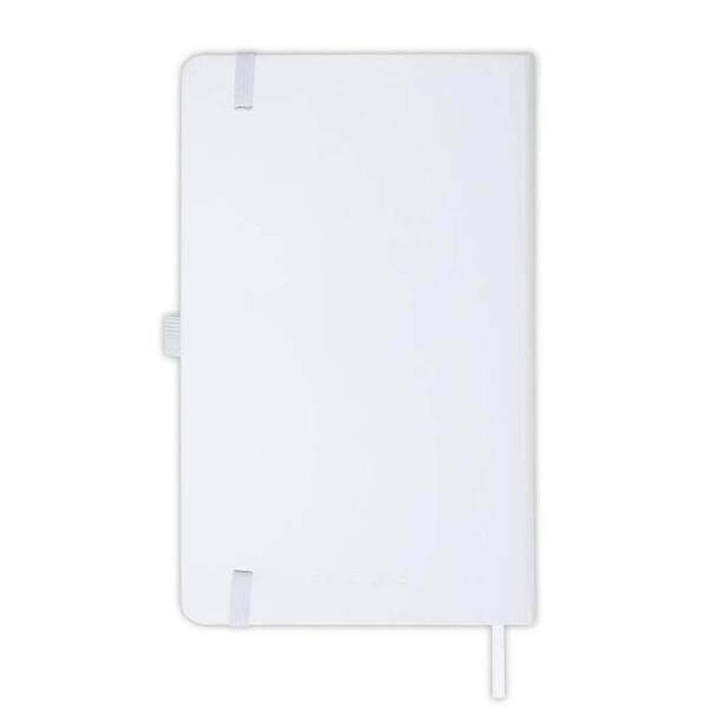 BARON - Santhome Expanded A5 Hard Cover Notebook - White