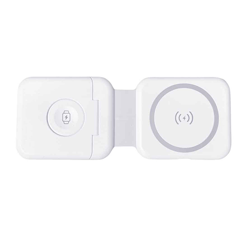 TURIN - @memorii Foldable Wireless Charger and Multicable Set - White