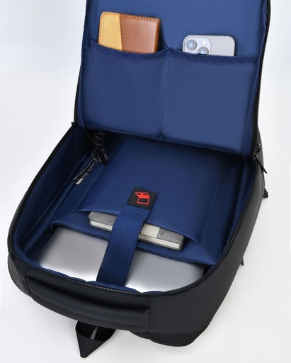 TURISMO - Santhome Expandable 17" Business Backpack - Black