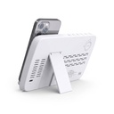 RISE - Giftology Digital Alarm Clock Wireless Charger - White