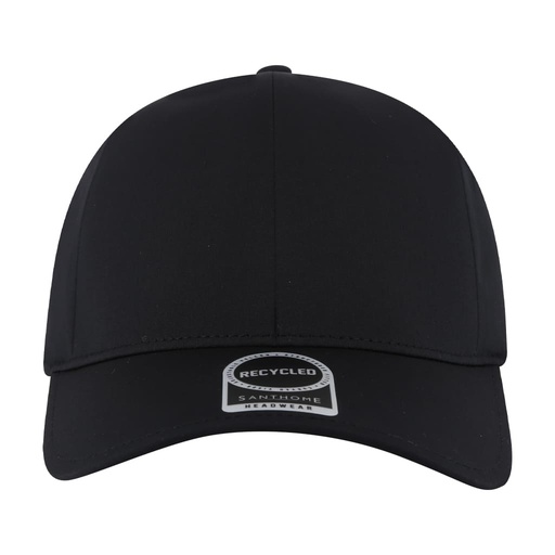 Peak - Santhome Seamless 6 - Panel Cap - Black