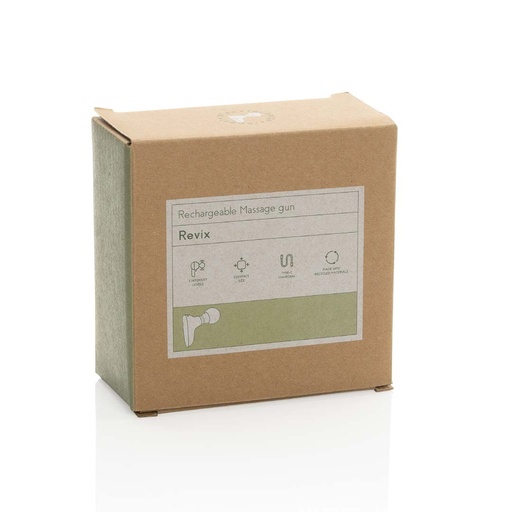 Revix RCS recycled plastic massage gun, black