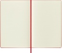 Moleskine Classic Large Ruled Hard Cover Notebook - Scarlet Red