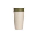 Circular Cup 12oz Cream & Honest Green