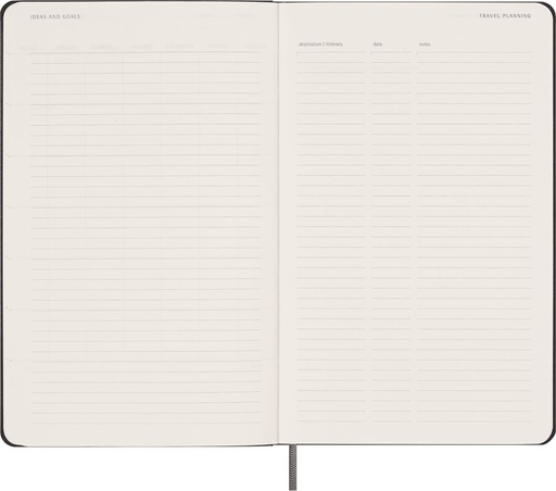 Moleskine Undated 12 Month Weekly Planner - Hard Cover - Large