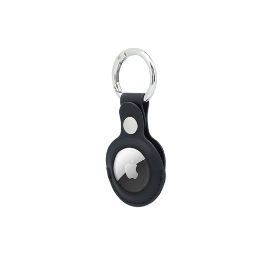 [MSKC 9162] LEEVI - Santhome® PU Keychain with Santhome Tag pocket - Black